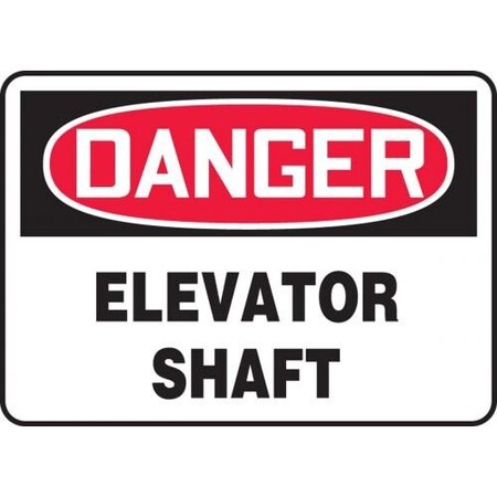 OSHA DANGER SAFETY SIGN ELEVATOR MCRT019XT